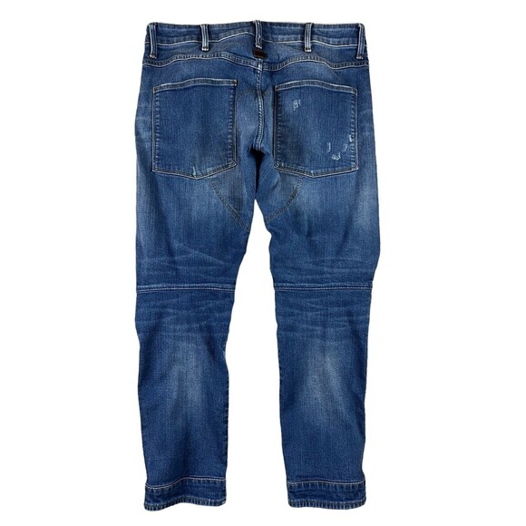 G-Star Raw 5620 3D Slim Jeans  Men's Size 34  Knee Zip Pocket  Button-Fly - Picture 3 of 16